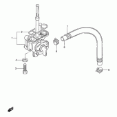 Схема вузла: Паливний кран Suzuki DR650 DR650SE