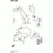 Схема узла: Электрооборудование (Vl1500Btl7 E28) для Suzuki VL1500 Boulevard C90T B.O.S.S