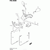 Схема вузла: Кермо & Тросики (Uh200Al5 P33) для Suzuki UH200 Burgman