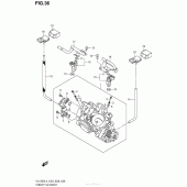Схема узла: Throttle Body (Vl1500L4 E03) для Suzuki VL1500 Boulevard C90