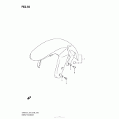 Схема вузла: Переднє крило для Suzuki VZ800 Boulevard M50