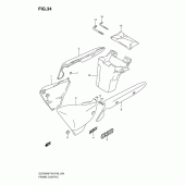 Схема узла: Боковые панели для Suzuki GZ250 Marauder