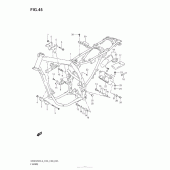 Схема вузла: Рама (Dr650Sel3 E28) для Suzuki DR650 DR650SE