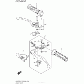 Схема вузла: Ручки керма для Suzuki GSX-S750