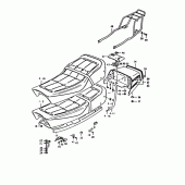 Схема вузла: Сидіння для Suzuki GS1000