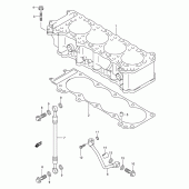 Схема вузла: Циліндр для Suzuki GSX1300 Hayabusa