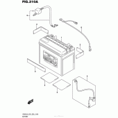 Схема вузла: Акумулятор для Suzuki VZ800 Boulevard M50