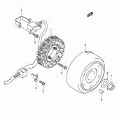 Схема узла: Статор & Ротор для Suzuki DR-Z400 DR-Z400E