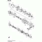 Схема узла: Трансмиссия для Suzuki GSX-R600