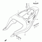 Схема вузла: Бічні панелі (Model k1) для Suzuki GSX-R750