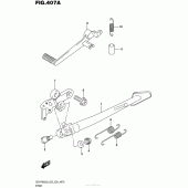 Схема узла: Подставка для Suzuki GSX-R600