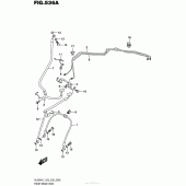 Схема вузла: Передній гальмівний шланг Suzuki DL650 V-Strom
