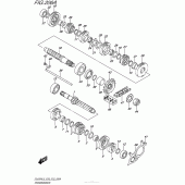 Схема вузла: Трансмісія для Suzuki DL650 V-Strom