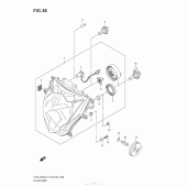 Схема вузла: Фара для Suzuki GSX-R600