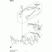 Схема узла: Заднее крыло для Suzuki VZ800 Boulevard M50