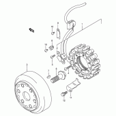 Схема вузла: Статор & Ротор (Model n/p/r/s) для Suzuki VS800 Intruder 800