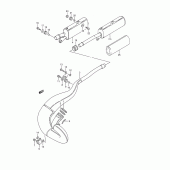 Схема вузла: Вихлопна система для Suzuki RM250
