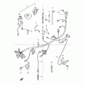 Схема узла: Электропроводка для Suzuki TU125