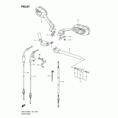 Схема узла: Руль & Тросики для Suzuki GSX-R1000