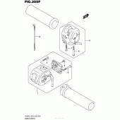 Схема вузла: Пульт керування кермовим (Vl800Bl5 E28) для Suzuki VL800 Boulevard C50T