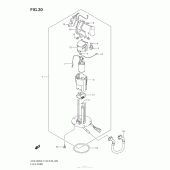 Схема вузла: Паливний насос Suzuki GSX-R600
