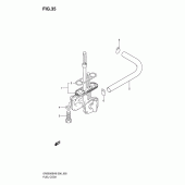 Схема узла: Топливный кран для Suzuki DR200 DR200SE