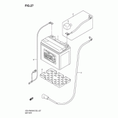 Схема вузла: Акумулятор для Suzuki GSX-R600