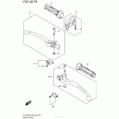 Схема вузла: Ручки керма для Suzuki DL1000 V-Strom