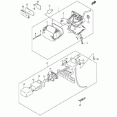 Схема узла: Задний фонарь (Стоп-сигнал) (Model k1/k2/k3/k4) для Suzuki VS800 Intruder 800