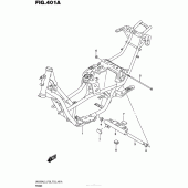 Схема вузла: Рама для Suzuki UH200 Burgman
