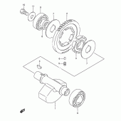 Схема вузла: Балансувальний вал Suzuki LS650 Boulevard S40