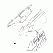Схема вузла: Бічні панелі (Model m/n) для Suzuki TS200