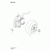 Схема узла: Статор & Ротор (Model w/k5) для Suzuki TF125