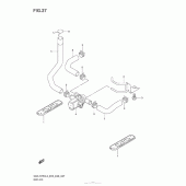 Схема узла: Система индукции воздуха для Suzuki GSX-R750