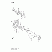 Схема узла: Балансировочный вал для Suzuki DR-Z250