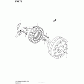 Схема вузла: Статор & Ротор Suzuki VL1500 Boulevard C90 BOSS