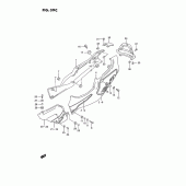 Схема вузла: Бічні панелі (Model s) для Suzuki GSX-R750