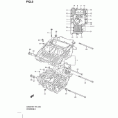 Схема узла: Картер двигателя для Suzuki GS500