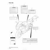 Схема узла: Информационные наклейки (Gsx-R1000Zl3 E03) для Suzuki GSX-R1000