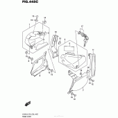 Схема вузла: Бічні панелі (Vl800L6 E33) для Suzuki VL800 Boulevard C50T