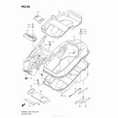 Схема узла: Багажник для шлема для Suzuki AN650 Burgman (EU analogue of SkyWave)