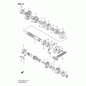 Схема узла: Трансмиссия для Suzuki DR125