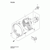 Схема узла: Фара (Gs500k4/k5/k6 p28) для Suzuki GS500