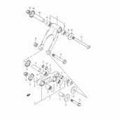 Схема вузла: Важіль прогресії (Model m) для Suzuki RM250
