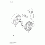 Схема вузла: Генератор для Suzuki GS500