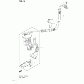 Схема узла: Топливный насос для Suzuki UH125 Burgman