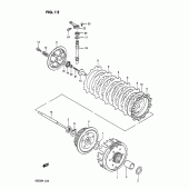 Схема узла: Сцепление для Suzuki DR200 DR200