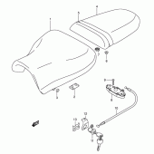 Схема узла: Сиденье для Suzuki GSX-R750