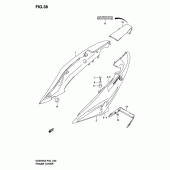 Схема вузла: Бічні панелі (Model k3) для Suzuki GS500