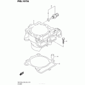 Схема вузла: Циліндр для Suzuki RM-Z250